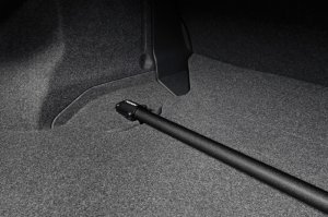 Subaru WRX STI Strut Brace - Rear - Perrin Performance - Black - `15-`21 Subaru WRX STI Strut Brace - Rear - Perrin Performance - Black - `15-`21